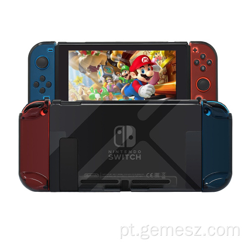 Capa rígida transparente de cristal para console Nintendo Switch